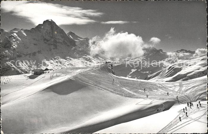 Skifahren Eiger Jungfrau Grindelwald-First