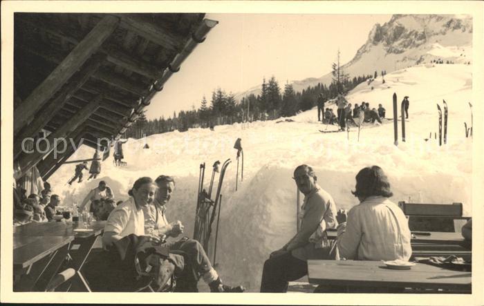Skifahren Ski Skihuette