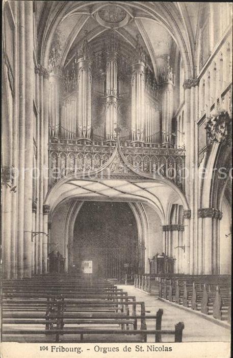 Kirchenorgel Fribourg St. Nicolas