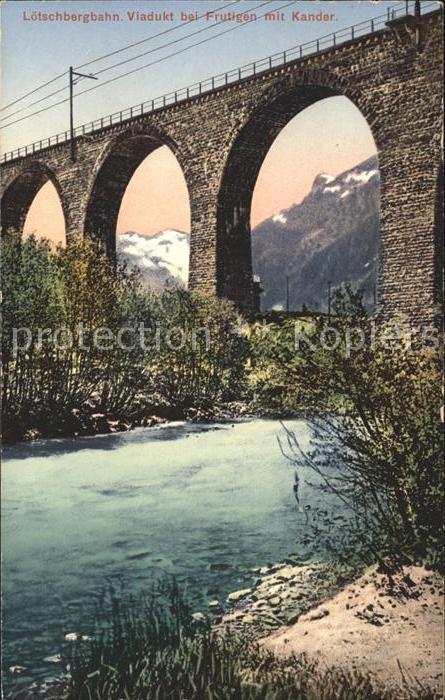 Viadukte Viaduc Lötschbergbahn Frutigen Kander