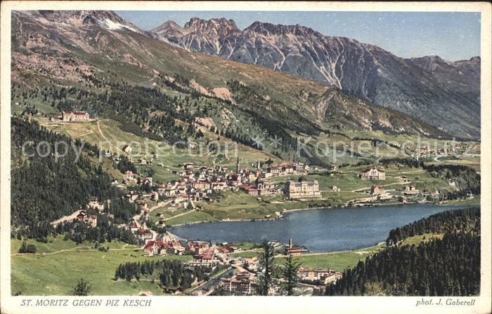 Foto Gaberell J. Nr. 5929 St. Moritz Piz Kesch