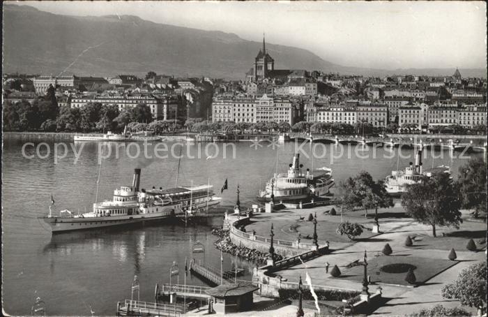 Dampfer Seitenrad Geneve
