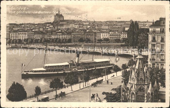 Dampfer Seitenrad La Suisse Geneve