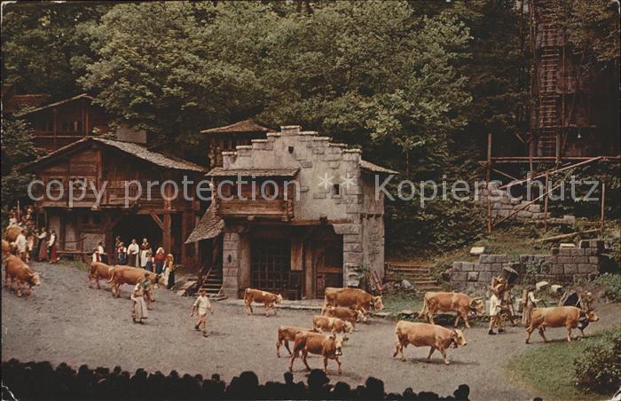 Tell Wilhelm Freilichtspiele Interlaken Alp-Aufzug