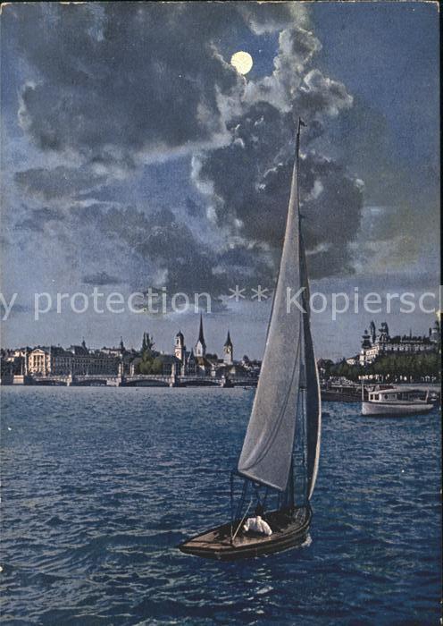 Segelboote Zuerichsee