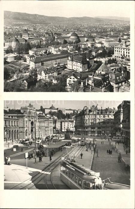 Strassenbahn Zuerich Bahnhofplatz Hochschulen