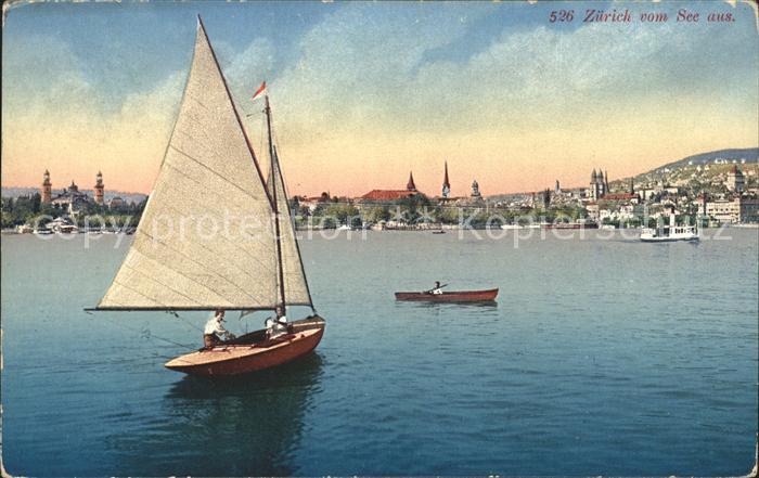 Segelboote Zuerich