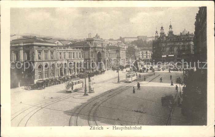 Strassenbahn Zürich Hauptbahnhof