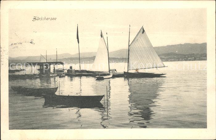 Segelboote Zuerichersee