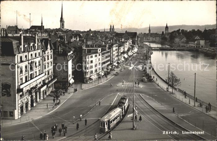 Strassenbahn Zürich Limmatquai