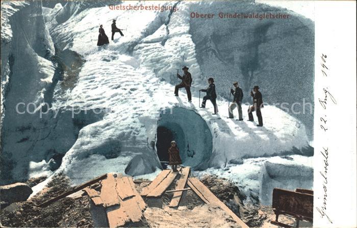 Bergsteigen Klettern Oberer Grindelwaldgletscher