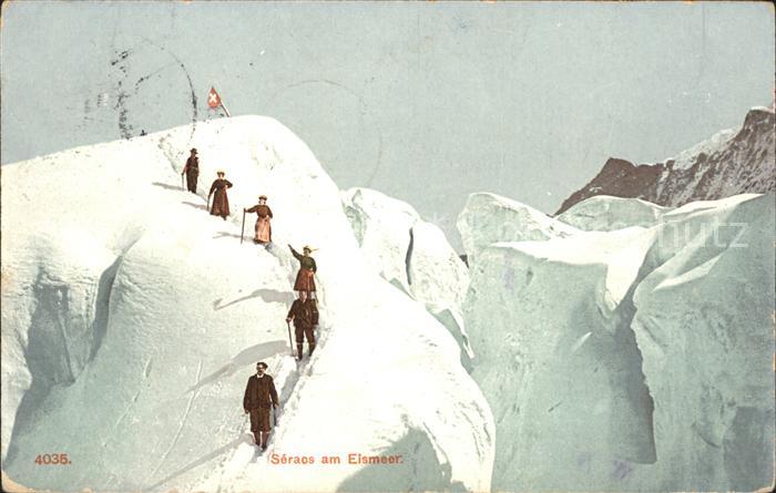 Bergsteigen Klettern Seracs Eismeer Gletscher