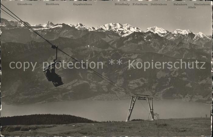 Sessellift Beatenberg-Niederhorn Thunersee