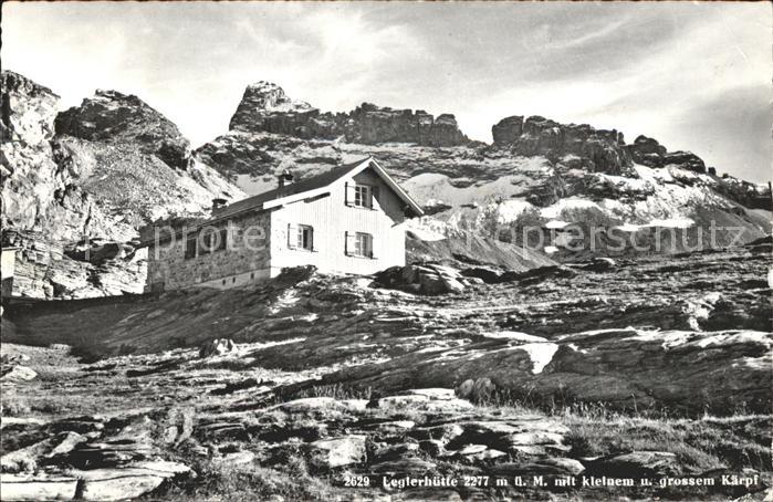 Toedi Leglerhütte mit kl und gr Kärpf