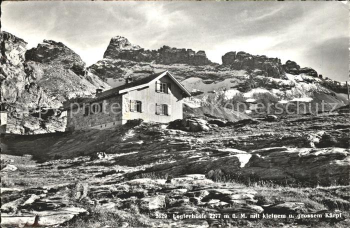 Toedi Leglerhütte mit kl und gr Kärpf