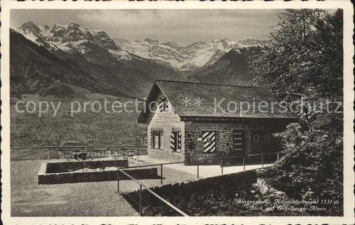 Buergenstock Hammetschwand mit Engelberger Alpen