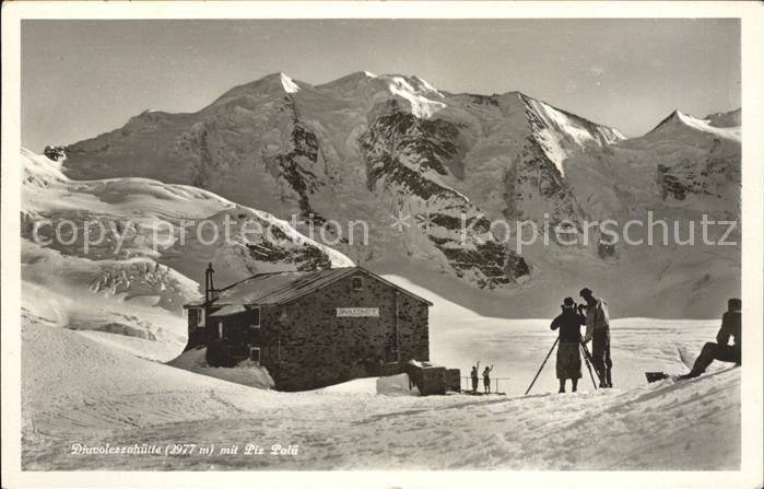 Diavolezzahuette mit Piz Palue