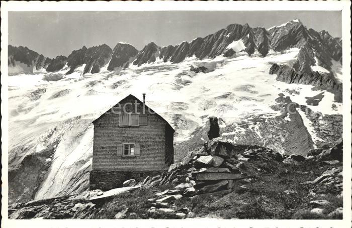 Damma Huette und Gletscher