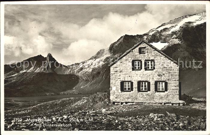 Muttseehuette mit Hintersulzhorn