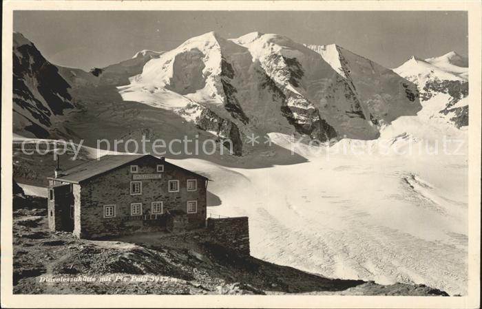 Diavolezzahuette mit Piz Palue