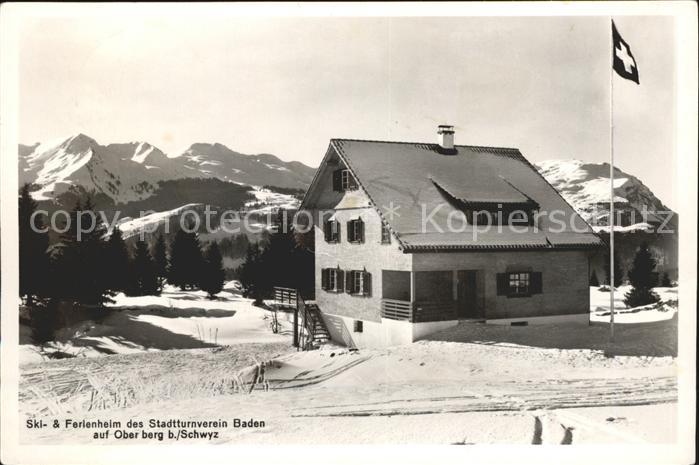 Oberberg Schwyz Ski und Ferienheim des TV Baden