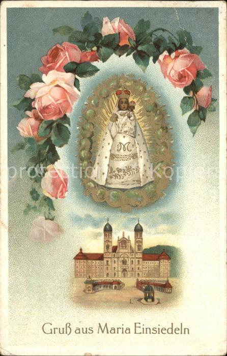 Einsiedeln SZ Kloster Maria Einsiedeln Gnadenbild