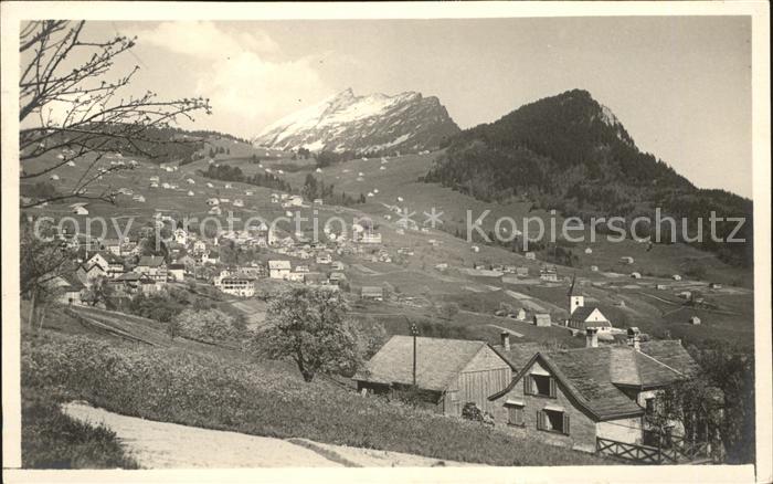 Amden Walensee SG mit Leistkamm