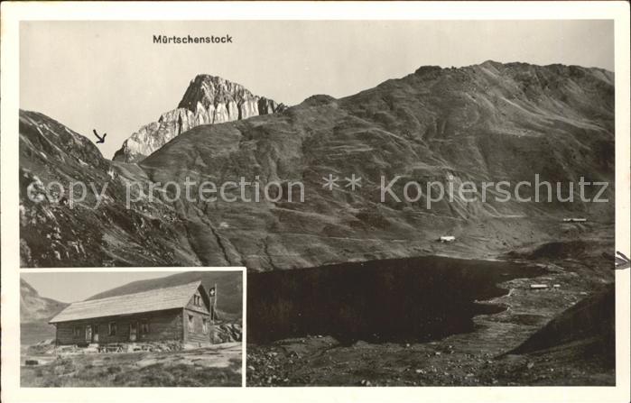 Murgsee mit Muertschenstock Berghuette