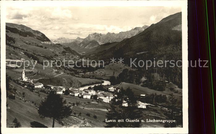 Lavin mit Guarda und Lischanagruppe