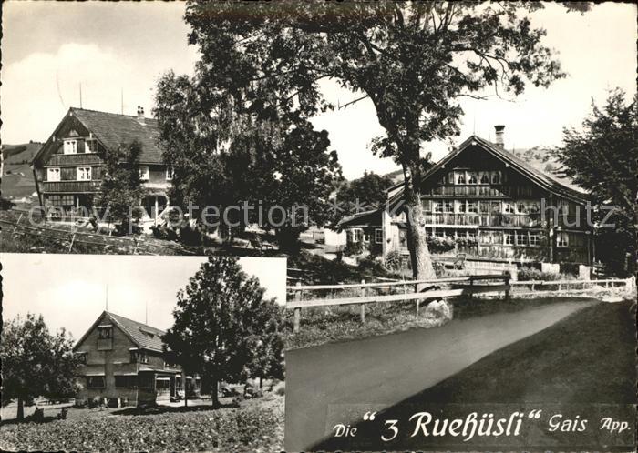 Gais AR Die drei Ruehuesli