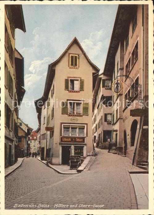 Baden AG Mittlere und Obere Gasse