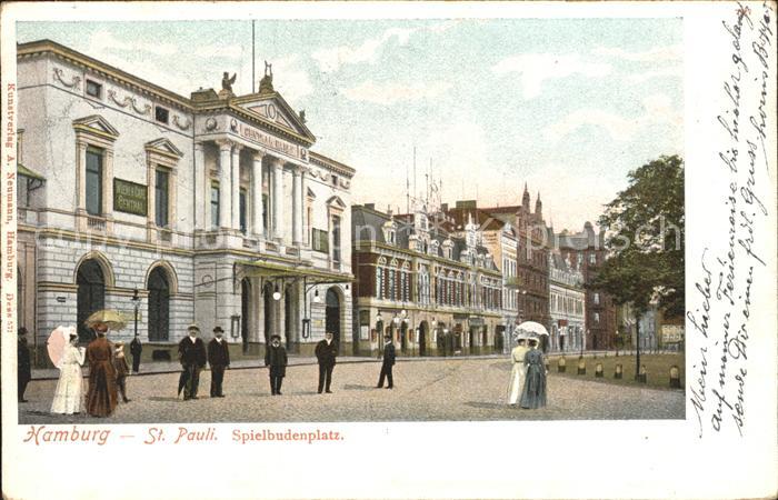 HAMBURG  CITY Spielbudenplatz St Pauli