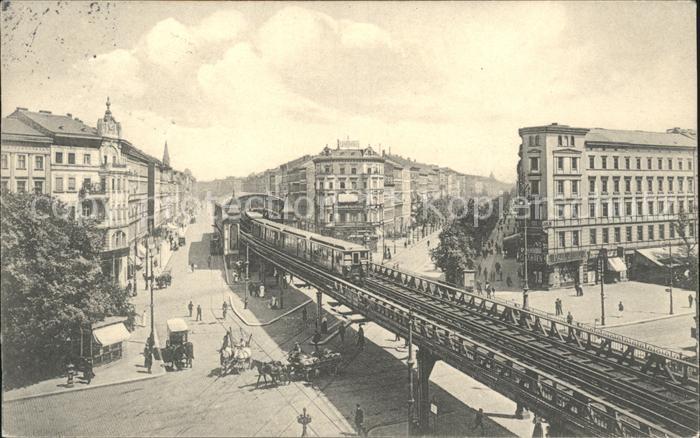 BERLIN  CITY Hochbahn in der Skalitzer Strasse