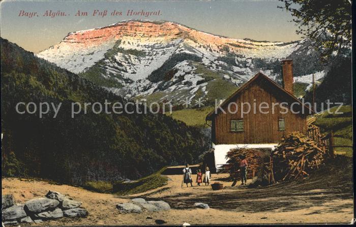 Hindelang Bauernhaus am Fuss des Hochgrat