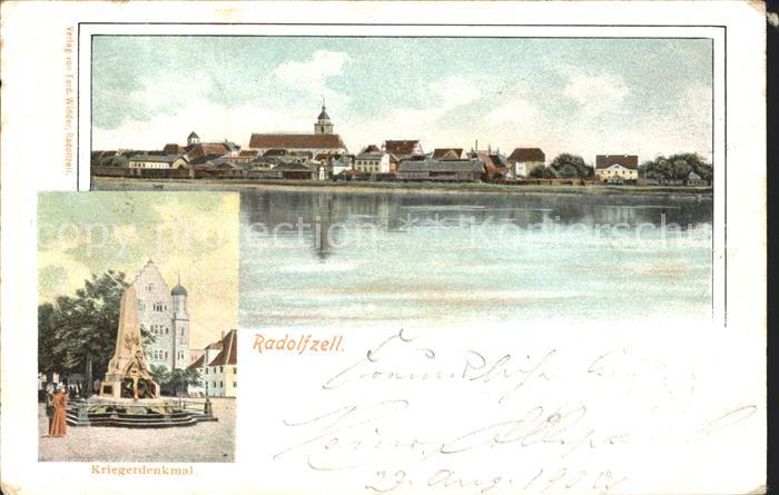 Radolfzell Bodensee Stadtansicht Kriegerdenkmal