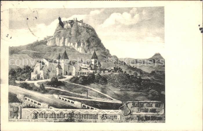 Singen Hohentwiel Festspielhalle Festung