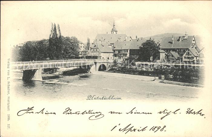 Untertuerkheim Partie am Neckar