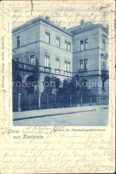 Karlsruhe Seminar fuer Haushaltungslehrerinnen