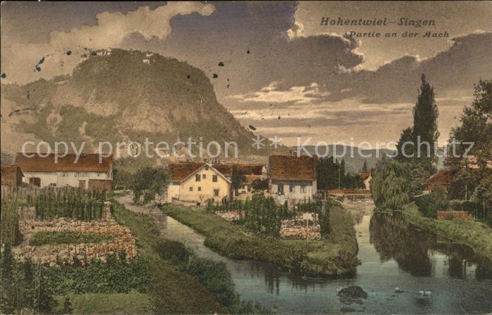 Singen Hohentwiel Partie an der Aach