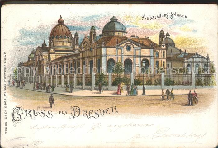 DRESDEN Elbe Messe Ausstellungsgebaeude