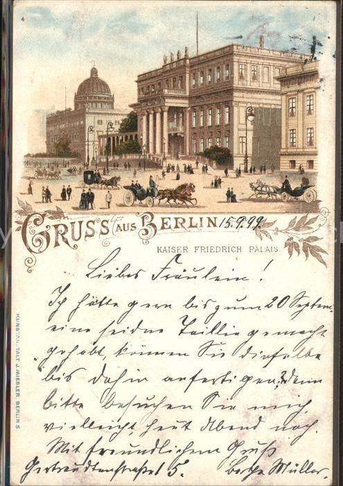 BERLIN  CITY Kaiser Friedrich Palais