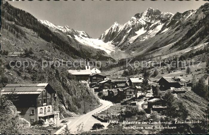 Blatten VS Loetschenluecke Sattelhorn Schienhorn