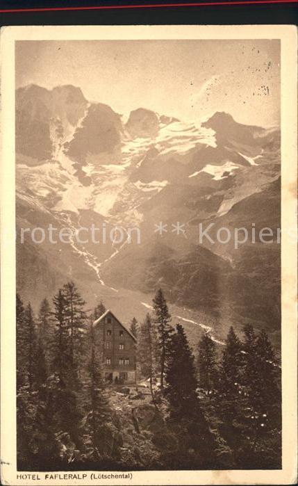 Loetschental Hotel Fafleralp