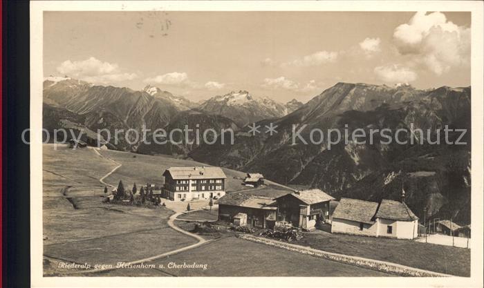 Riederalp Helsenhorn Cherbadung