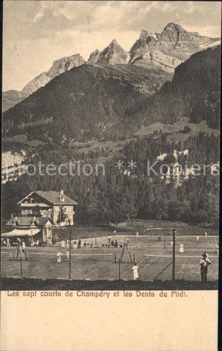 Champery Dents du Midi Sportplatz