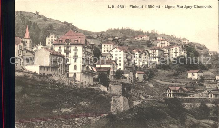 Finhaut Ligne Martigny Chamonix