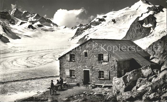 Jungfrau BE Konkordiahuette Kondordiaplatz Trugberg