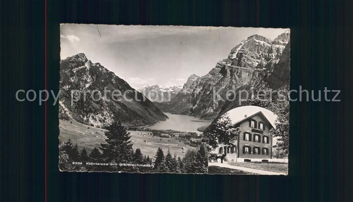 Kloental Gasthaus Kloental See Glaernischmassiv