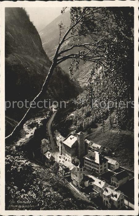 Gondo Haeuser Bruecke