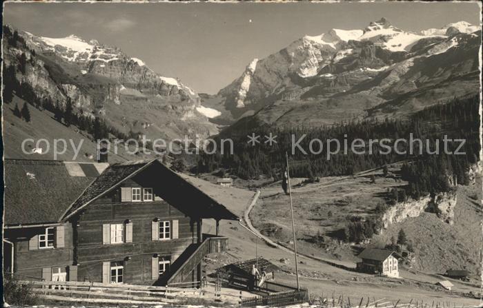 Kiental Haus Gornern Buettlassen Gamchiluecke Bluemlisalp